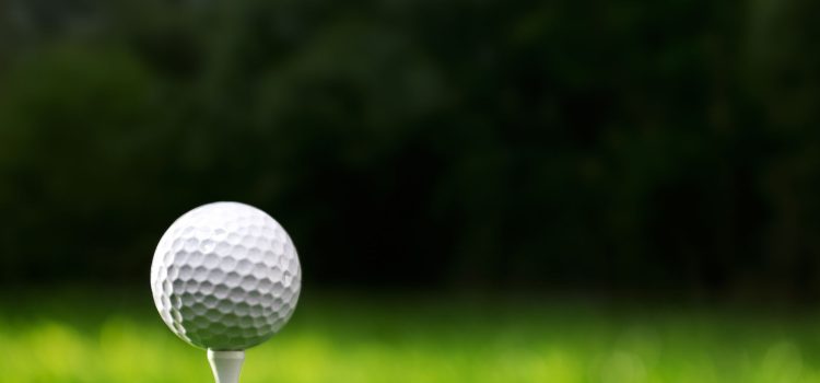 First tee shot on your first golf competition