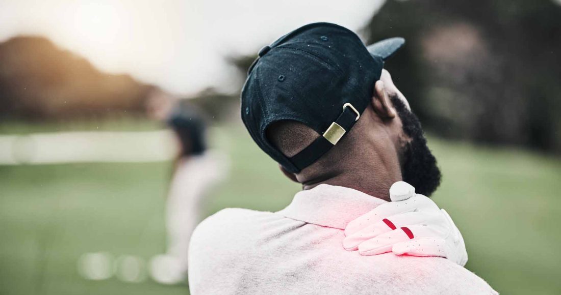 Golf injury's are common. We can help identify them and give handy solutions.