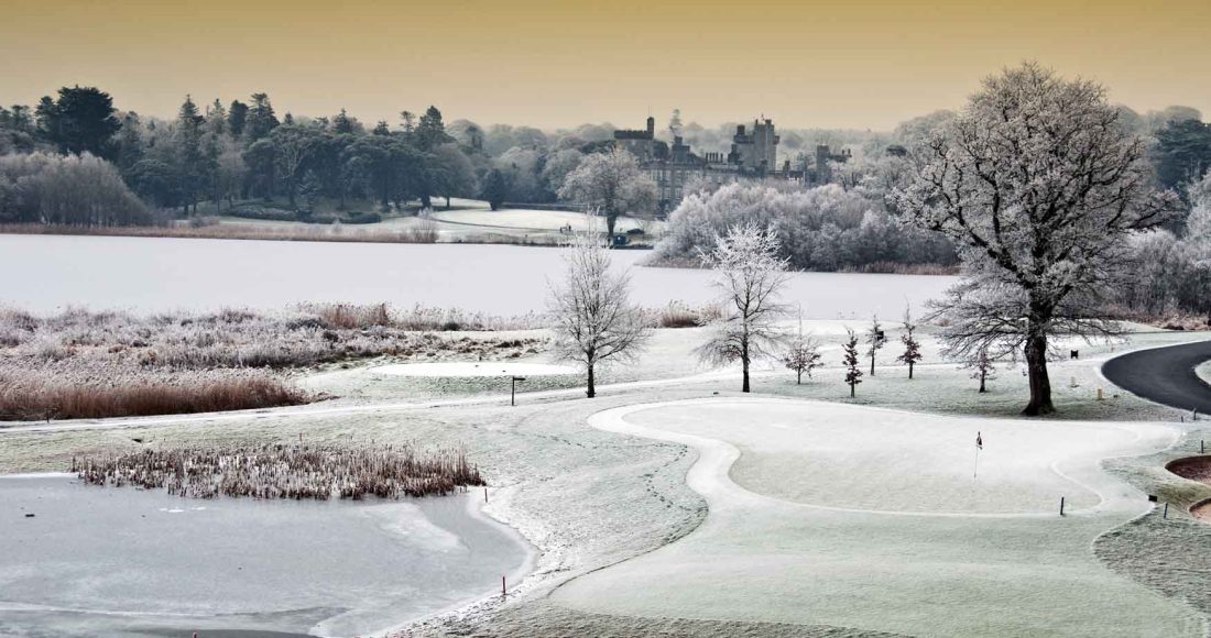 Keeping warm when playing golf in the cold and icy conditions
