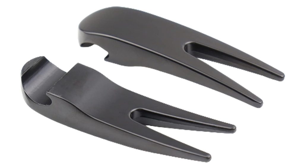 Divot repair tool and bottle opener. Handy and just £5.79 from Amazon.