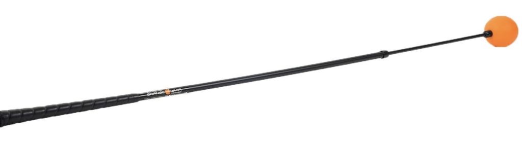 Orange whip golf training aid