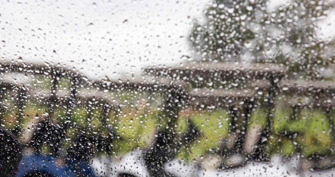 How to play golf in the rain