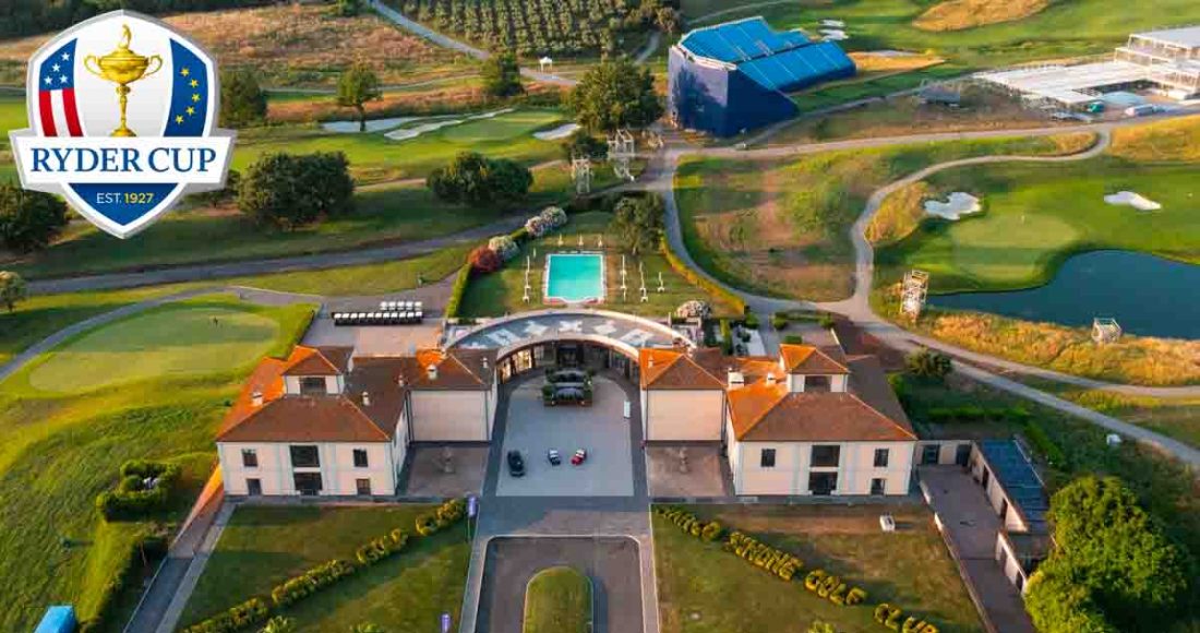 Ryder Cup Tournament venue Marco Simone Golf and Country Club Italy.