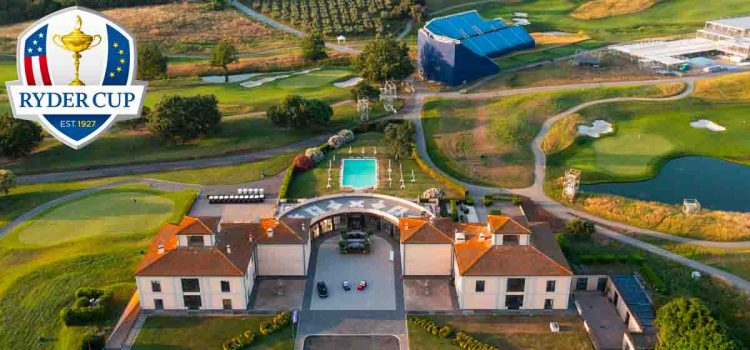Ryder Cup Tournament venue Marco Simone Golf and Country Club Italy.