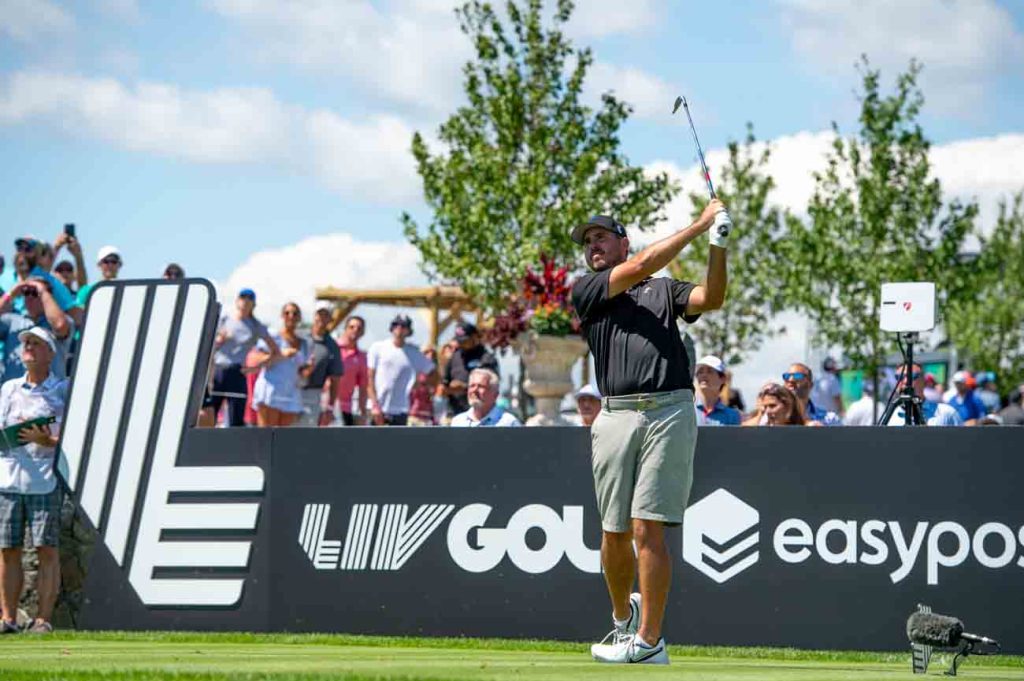 Brooks Koepka Golf Swing at LIV tournament