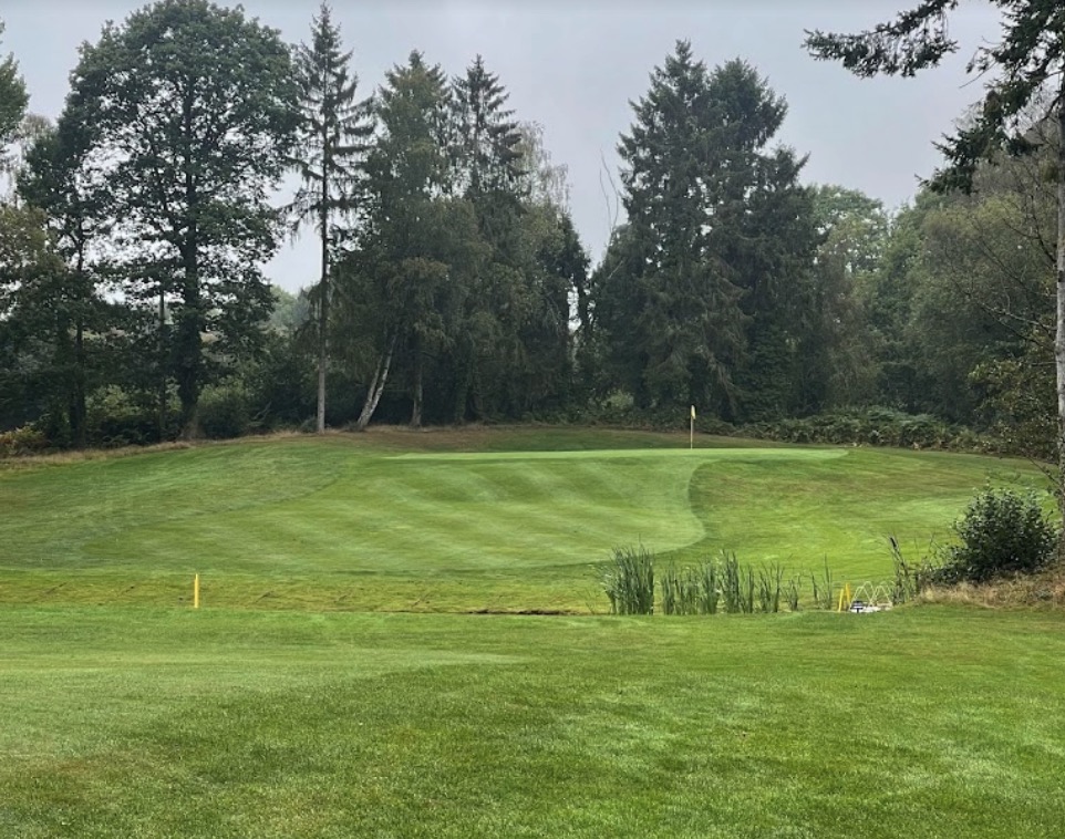 The tricky eleventh hole at Ross on Wye Golf Club