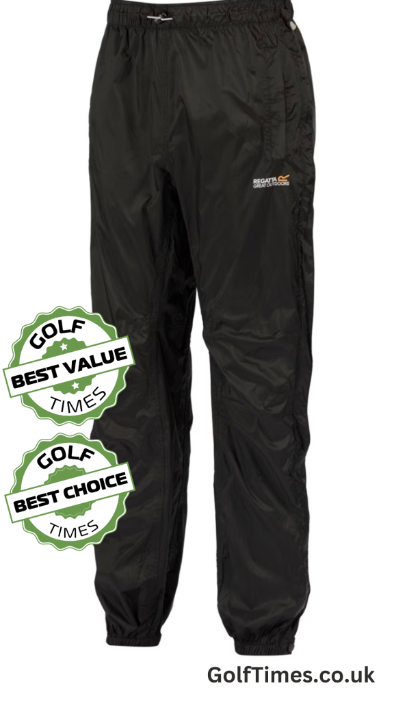 Regatta Packaway Golf Over Trousers - top pick from GolfTimes independent reviews and editors