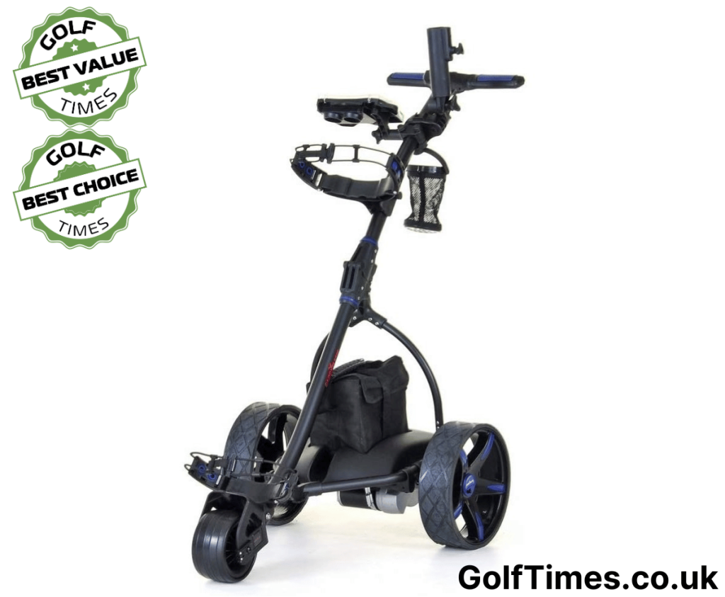 The Caddymatic V2 Electric Golf Trolley scores an 8.5 out of 10 for its ease of use straight out of the box