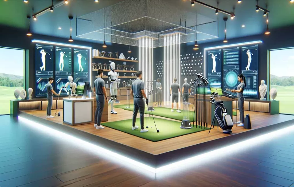 state of the art golf club custom fitting studio