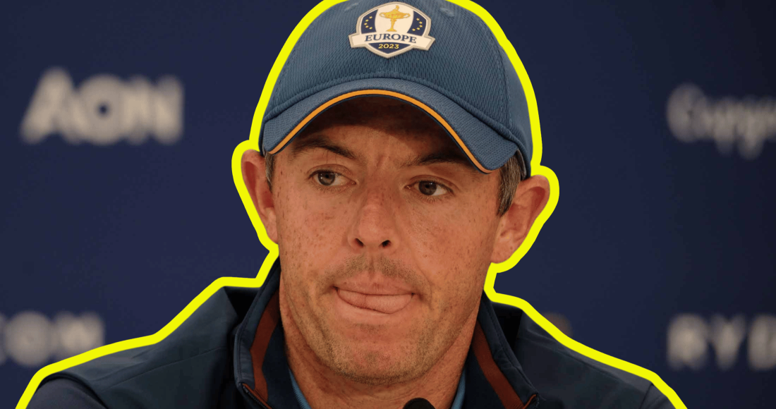 Rory Mcilroy at a press conference