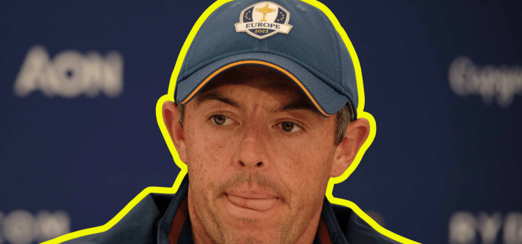 Rory Mcilroy at a press conference