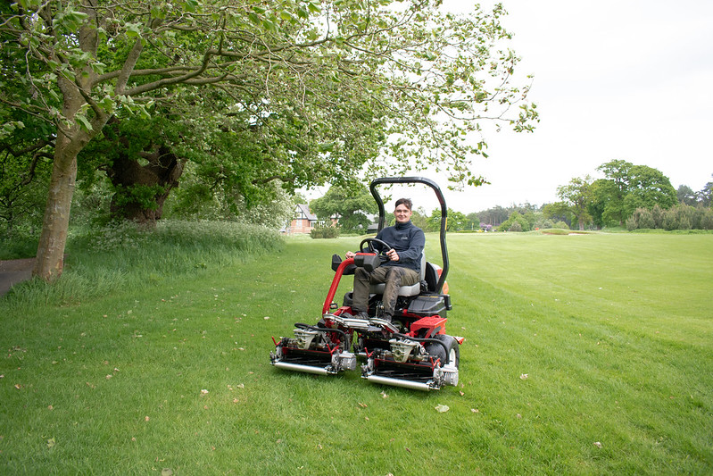 £1m investment in Carden Park includes a more sustainable fleet of mowers and buggies.