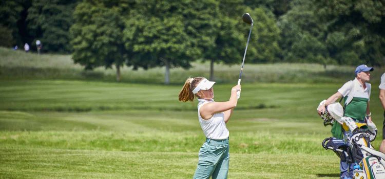 Rosie Belsham Driving off the tee box
