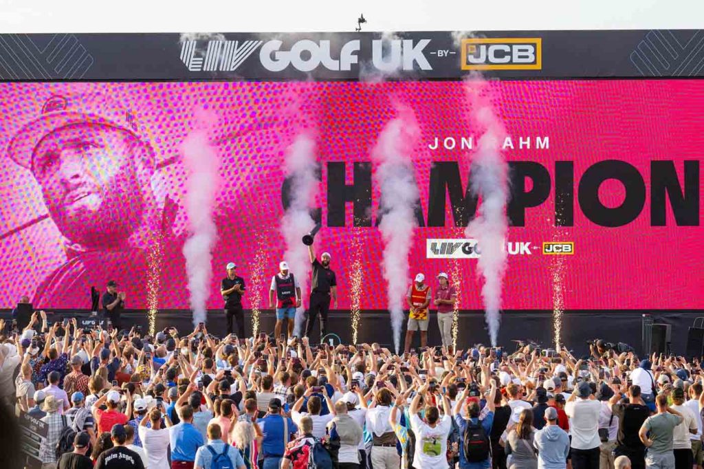 LIV Golf at Uttoxeter JCB Course in July 2024. What a spectacular event
