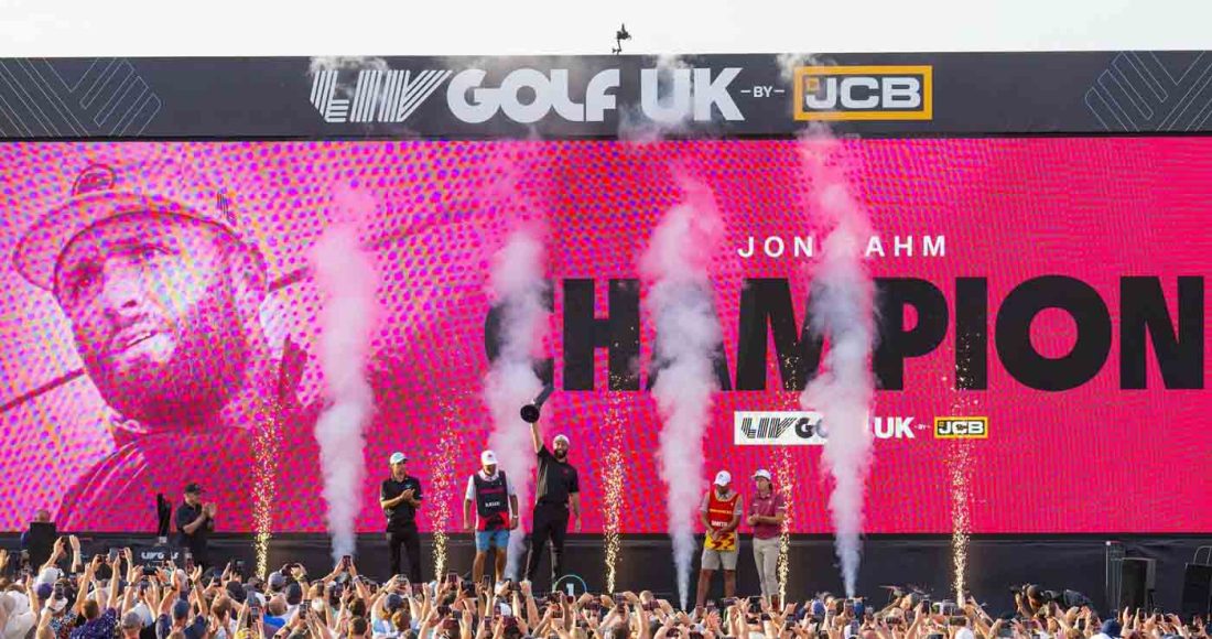 LIV Golf at Uttoxeter JCB Course in July 2024. What a spectacular event