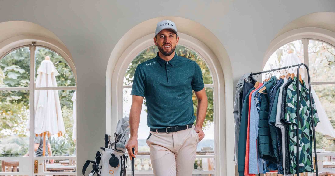 Harry Kane on Rick Shiels golf with Reflo