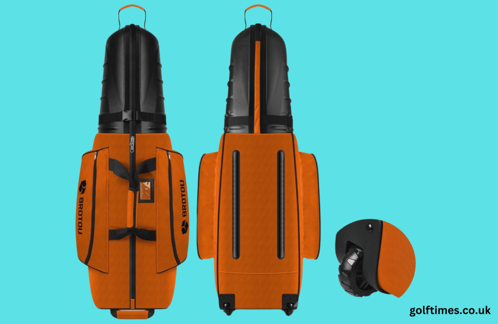 Brotou Padded Golf Travel Bag that stands out in the airport