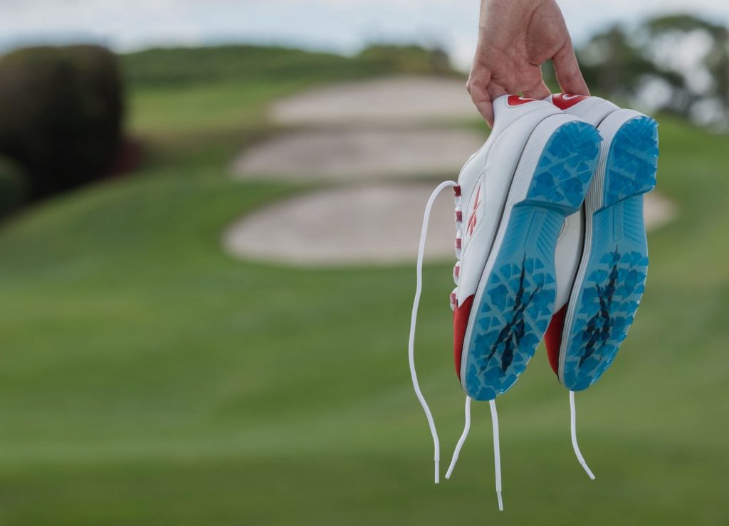 Beautiful Reebok Golf shoes. We can't wait for their return.