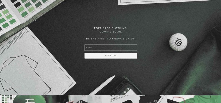 Fore Bros Clothing, expected to launch in summer 2025