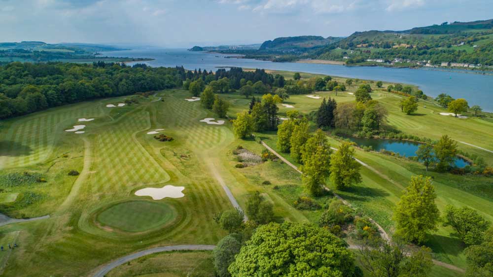 The spectacular looking Mar Hall Golf and Spar Resort near Glasgow