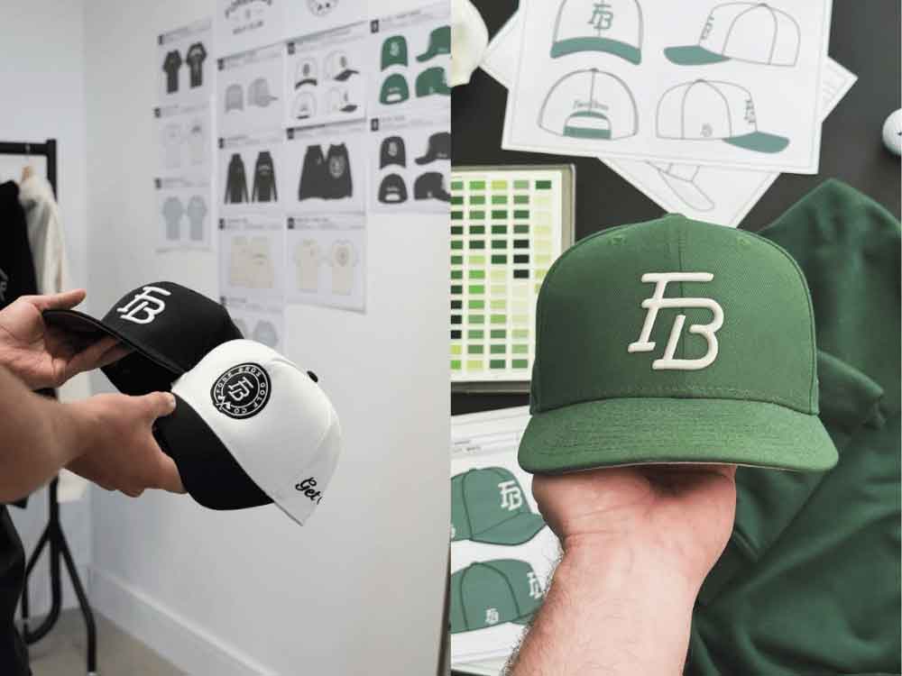 The golf caps that Fore Bros Clothing have shared from their instagram account.
