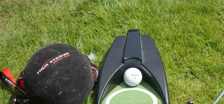 Tour Strike smart ball with Putting machine to help you play better golf by practicing at home
