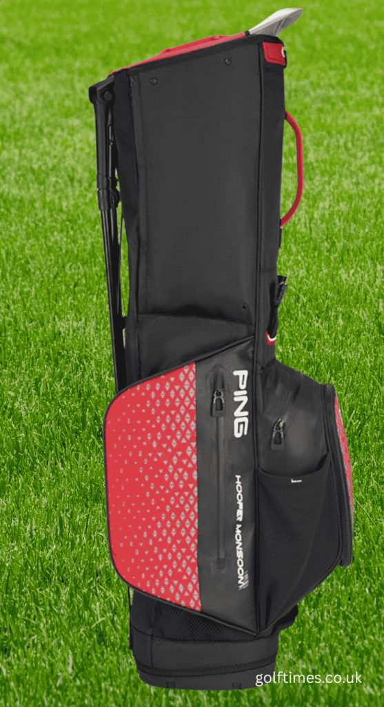 side image of the hoofer monsoon carry bag