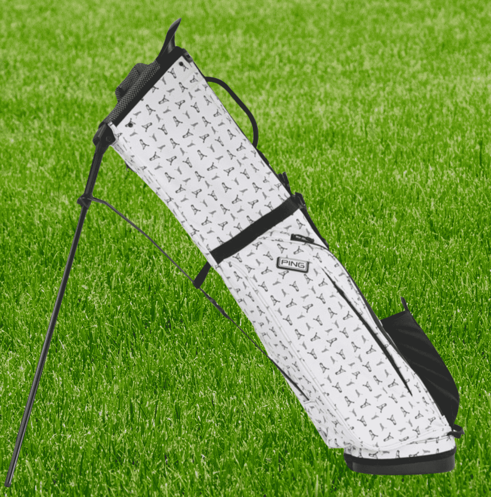 Image of the Ping Golf bag stood up