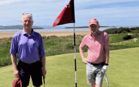 Two friends made hole in ones on the same hole during the same round at Royal Liverpool. Discover the incredible 17 million to one golfing feat.